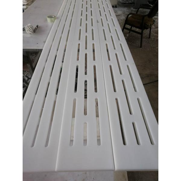 Piezas de la máquina de la fabricación de papel del HDPE 200m m de la cubierta de caja de succión