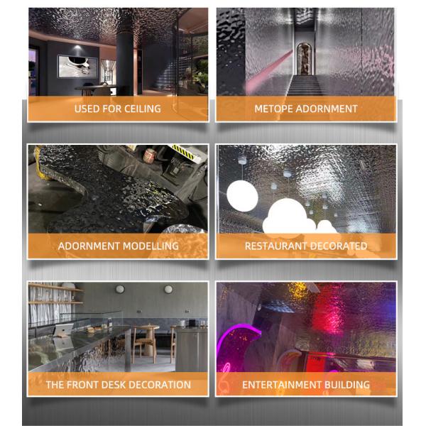 Water Ripple Stainless Steel Sheet