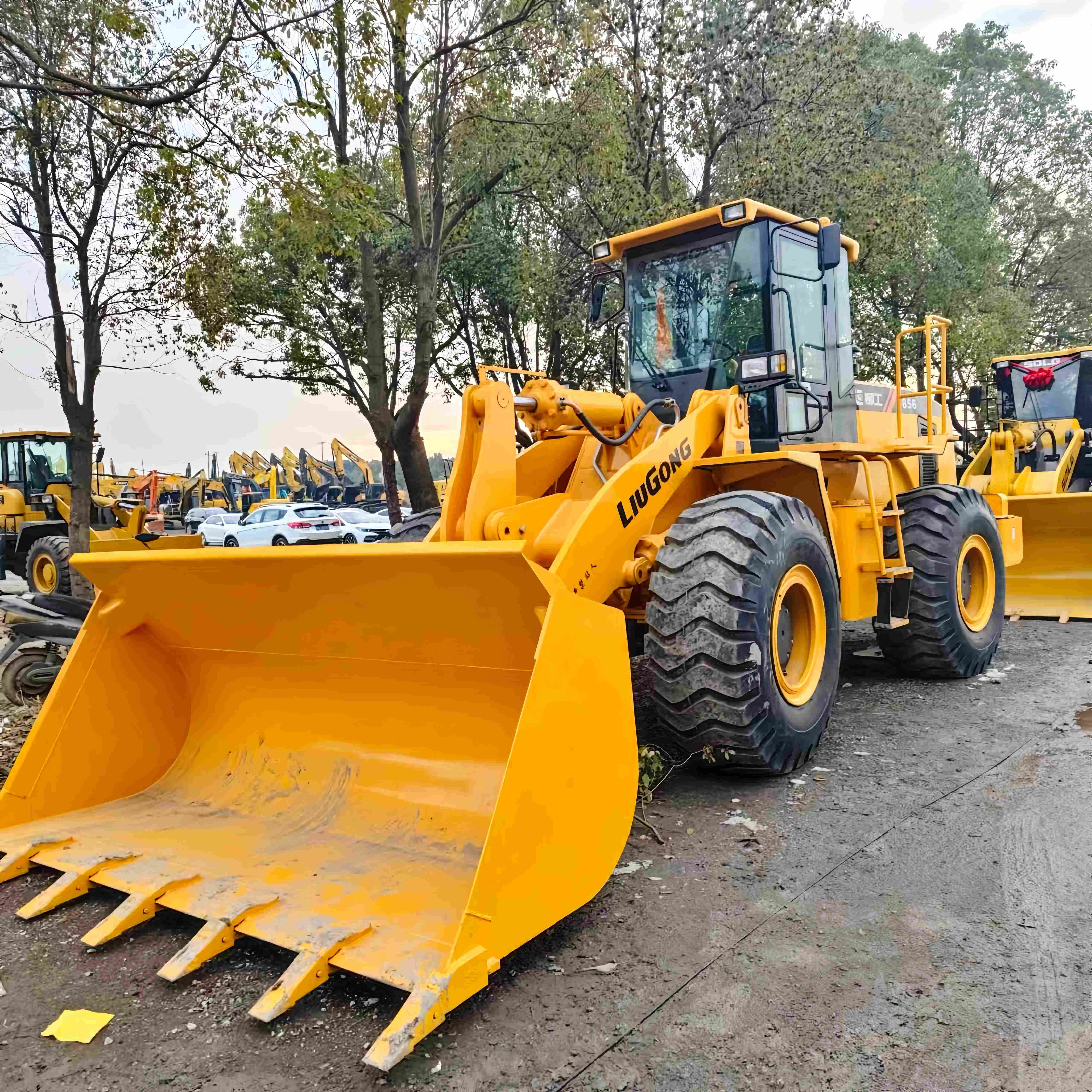 Heavy Duty 16 Ton Used Wheel Loader Liugong CLG856 Front End 300L