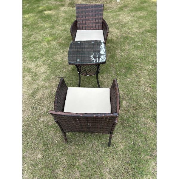 Elegant Design Wholesale Rattan Sofa Waterproof Design Indoor Outdoor Sofa Table Chair Dining Desk Ottoman Furniture Set