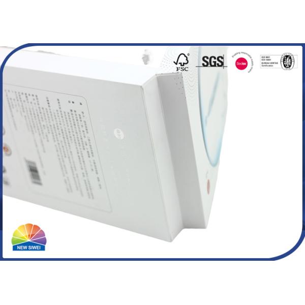 Коробка плеча квадрата горячей фольги серебряная штемпелюя твердая для продуктов заботы кожи