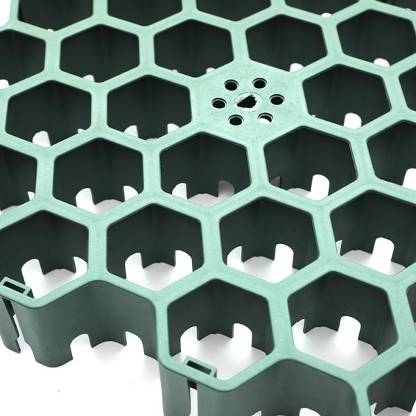 Трава Гравий Парковка Пластиковая мостовая решетка Мостовые решетки 410x410 мм Проницаемая решетка для подъездных дорог