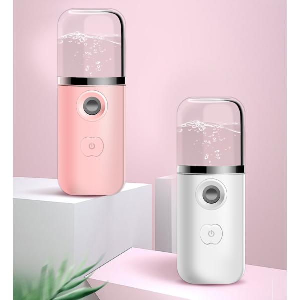 Portable Pocket Mist Steamer USB Rechargeable Nano Facial Mister Mini Face Sprayer