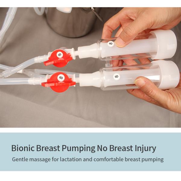 HL-MM-G 3L Máquina de ordeño de batería pequeña con barril de leche de acero inoxidable para cabra