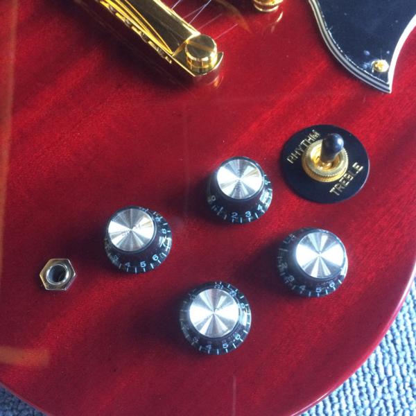 Custom Grand Solid Mahogany Body Electric Guitar Gold Hardware Tune-o-Matic Bridge