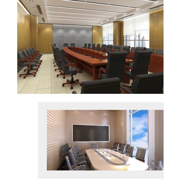 WPC рифлить предкрылков гриля стены панели стены царапину акустических деревянных анти-