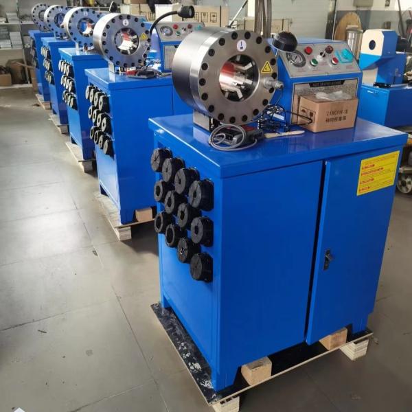 860*640*1300 Mm Electric Rubber Hose Crimping Machine Easy To Operate
