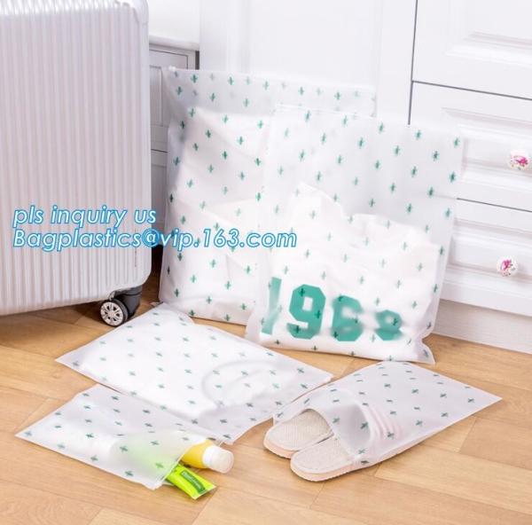 Slider Lock Zipper One Side Clear Plastic Bags Suppier For Underwear, Natural Coex PP Grape reclosable slider bag, pet z