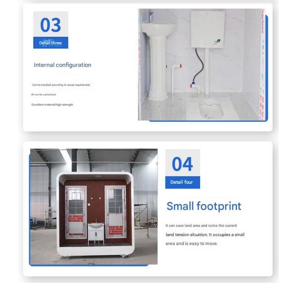 Outdoor Public Toilets Portable and Shower-Ready for Any Occasion