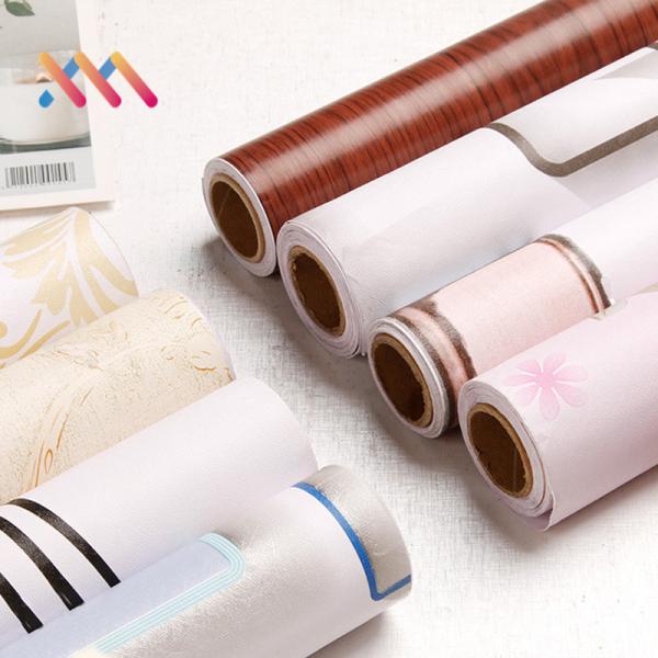 Stripes Pattern Self Adhesive Vinyl PVC Wall Paper for interior decoration wallpaper