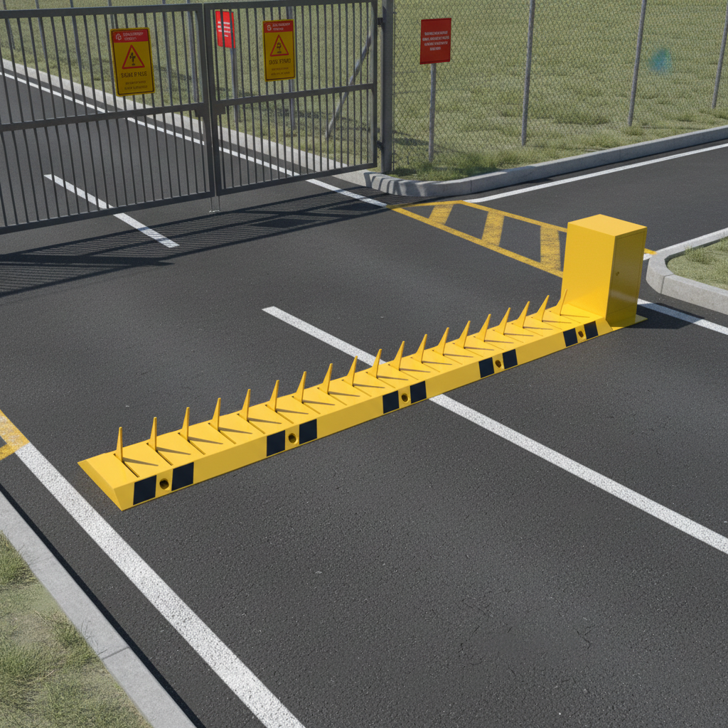 380V IP67 Waterproof Tyre Killer with 150mm Spike Height for Secure Vehicle Access Control
