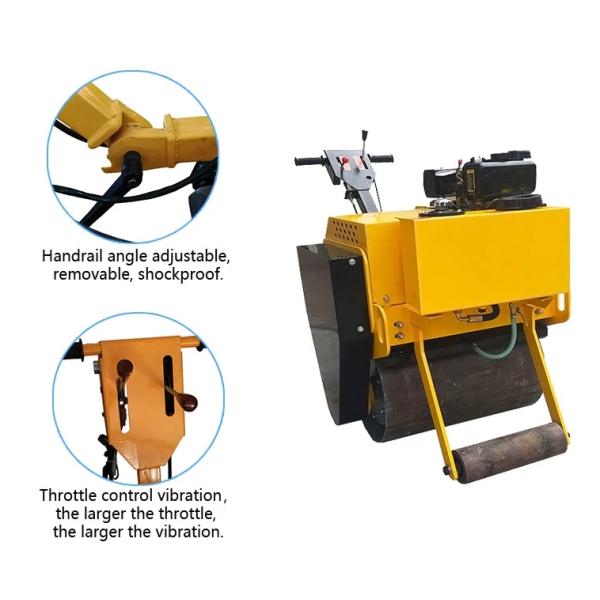 Прогулка мини руки ручная за роликом дороги с двигателем дизеля ХОНДА 5.5ХП