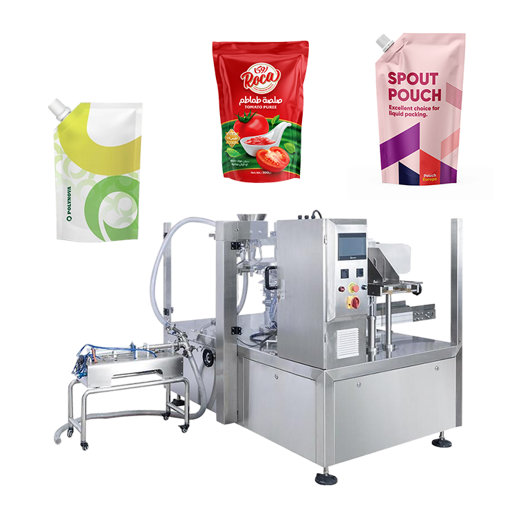 Automatic Premade Preformed Prefabricated Bags Pouches Packing Machine