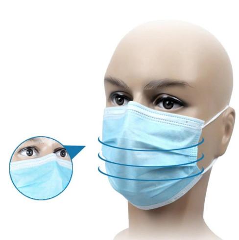 Civil Face Mask Disposable Earloop Blue 50Pcs