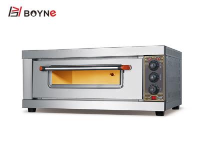Forno de cozimento industrial de vidro da bandeja 3.2kw da plataforma 1 da porta 1
