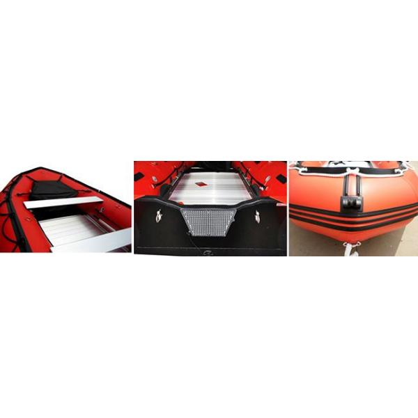 Hypalon Rescue Inflatable boat Military Rubber Plastic Rib Boat Aluminium Floor
