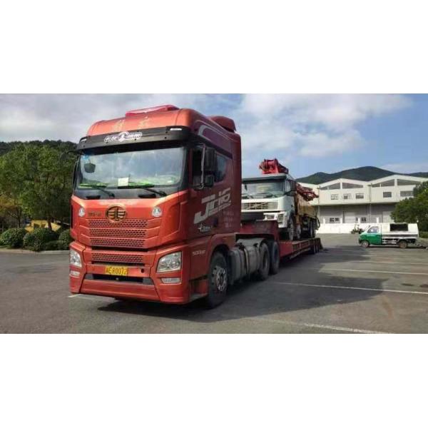 Putzmeister 2005 42m Concrete Pump Truck Mounted Parts and Feeding Height 1400mm