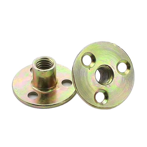 3 Hole T-nut With Round Base