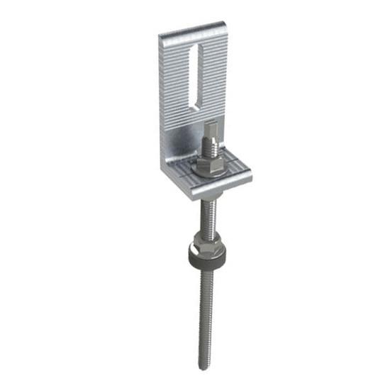 Aluminum Stainless Steel 304 Hanger Bolts for Solar Mounting Various Sizes Directly Sell