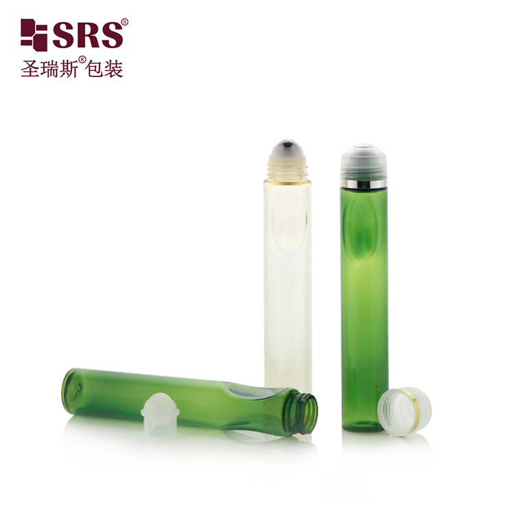 20ml Recyclable PETG Roller Bottle Lightweight Travel Friendly for Essential Oil Cosmetic Packaging