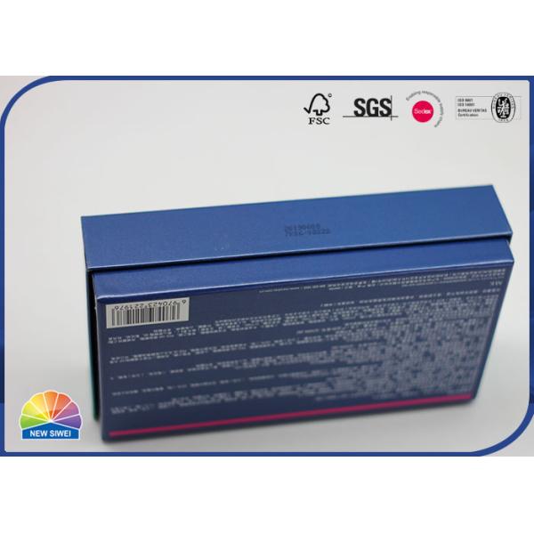 Custom Printing Paper Gift Box Special Eco Friendly Blue With PET Foam