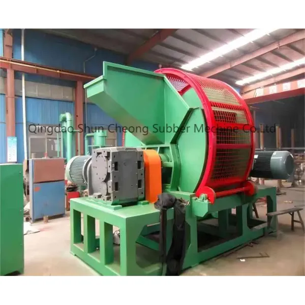 Waste Tire shredder Machine Tire Rubber Granulator Scrap Tire Shredder