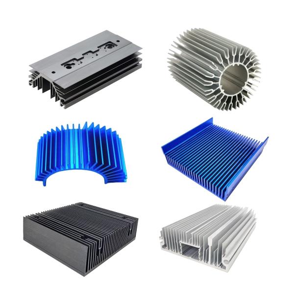 Industrial Aluminium Extrusion Heat Sink Profiles For Customized Production