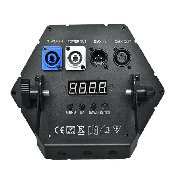 DMX Controlled LED RGB Single Retro Light Versatile Background Effect Illumination For Enhanced Atmospheric Ambience