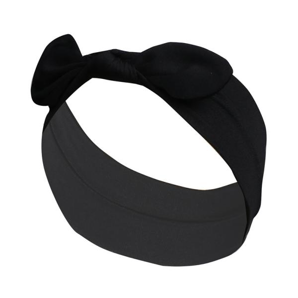 Black Green Red Bow Headband Children Hair Accessory Logo Customized