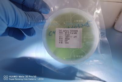 de 3inch 4inch 2inch 0.35mm DSP de silicone 4h-N do carboneto bolachas de superfície sic