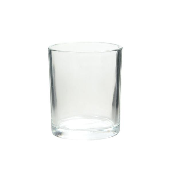 Candeeiros de vidro volátil redondo transparente 145 ml