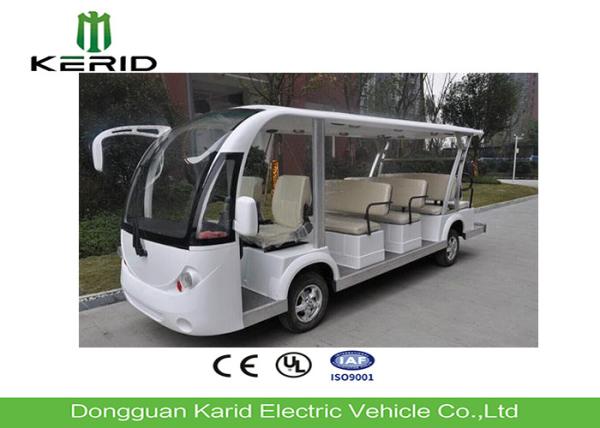 11 Seater Electric Shuttle Car With Curtis Controller For Hotel Reception 72V / 5KW