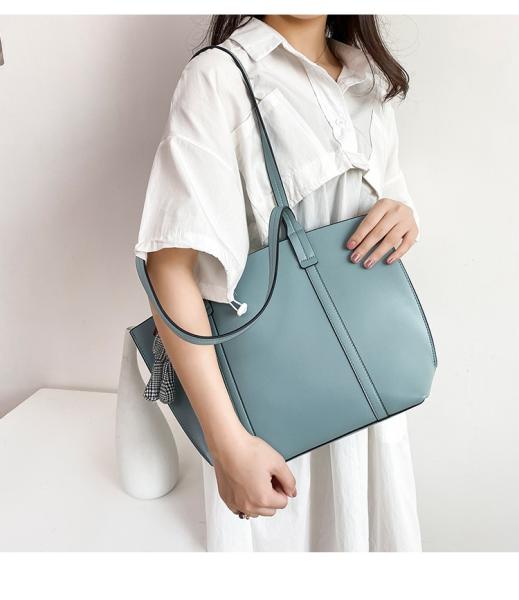 High Value  Large Capacity Genuine Leather Tote Portable PU Shoulder Bag