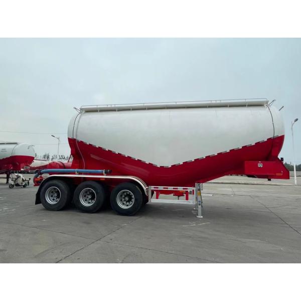 3 Axle Bulk Cement Trailer 10000 Gallons 36 Cubic Meters Fly Ash Trailer