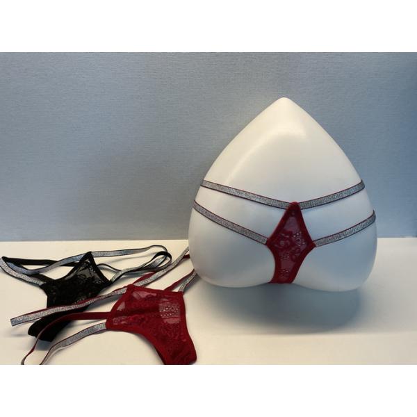 Womens Lace G Strings Sexy Cross Shining Waistband Thongs Bikini Panties Crystal Female Underwear