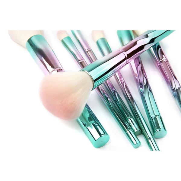 Пластиковый набор щетки макияжа 7pcs Taklon синтетический полный