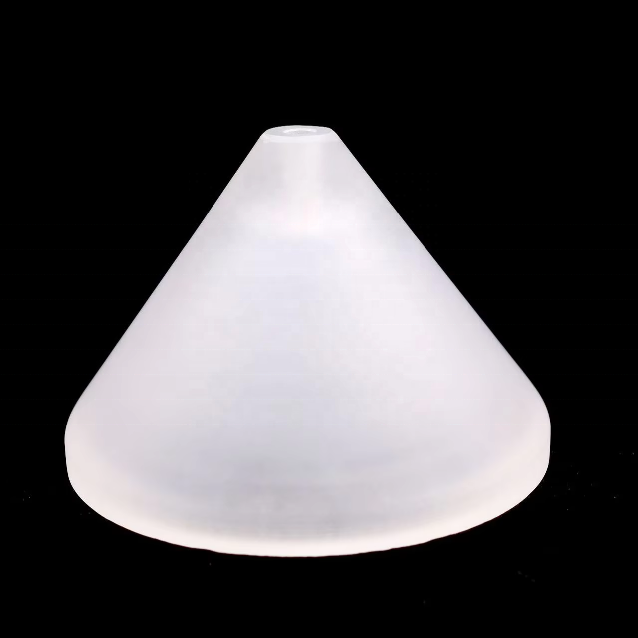 High Temperature Frosted Quartz Cones Quartz Glass Products In Semiconductors