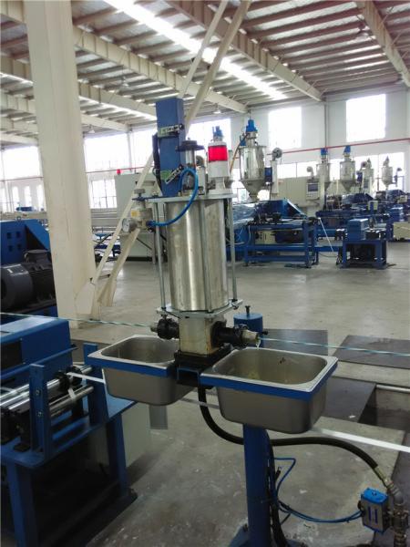 BM Screw Optical Fiber Cable Sheathing Machine For Steel Wires / FRP Enforced Tube