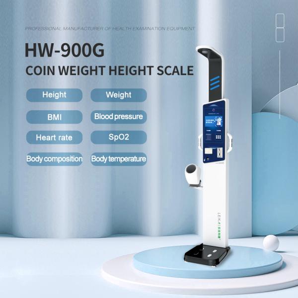 2024 Year Design Ultrasonic Body Composition Analyzer Machines with 500kg Capacity