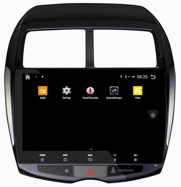 Ouchuangbo android 4.4 dvd multimedia auto radio for Mitsubishi ASX 2013-2015 support SWC 3G wifi BT