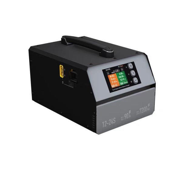 7200W Dual Channel Lipo Battery Charger 1A - 45A Lipo Drone Battery Charger