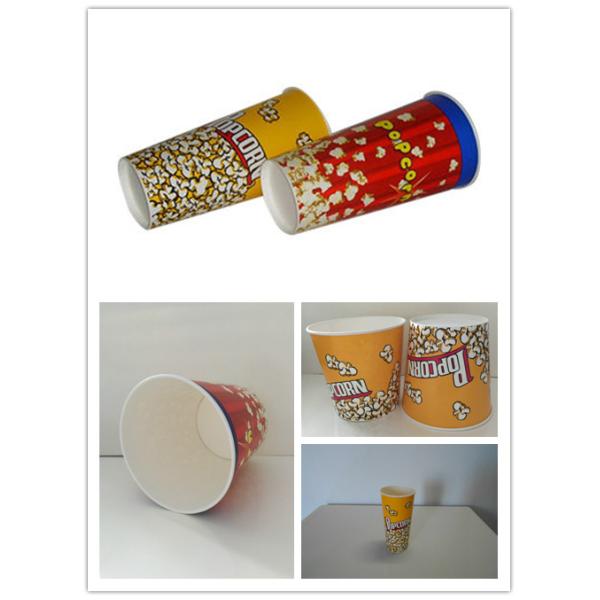 170OZ / 46OZ Popcorn Buckets Double PE Lined Oilproof For Watching Movies