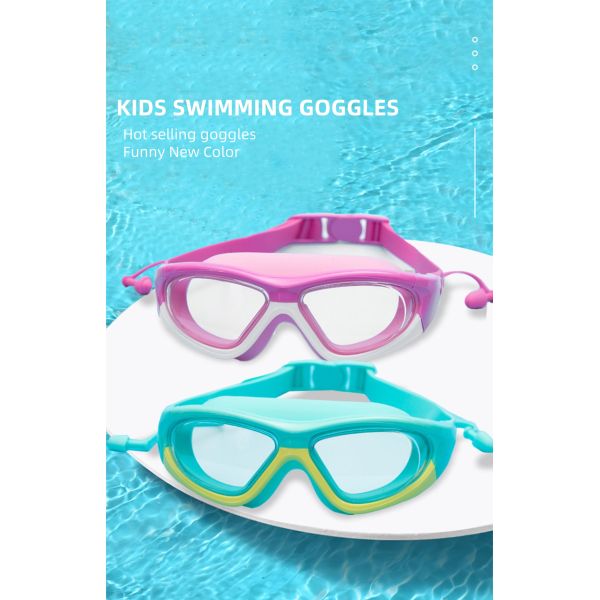 Professional Full Rim Anti Fog Swimming Goggles UV Proof For Adults And Kids