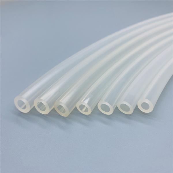 High Temperature Food Grade Silicone Tubing High Transparency , Not Yellowing.