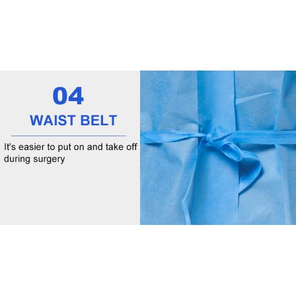 Мантии 60gsm уровня 4 EO стерильные усиленные AAMI медицинские устранимые