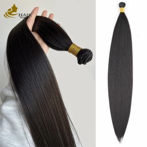 Factory Supplied Wholesale Price 100% Brazilian Human Hair Straight Natural Black Hair Bundles For Sale