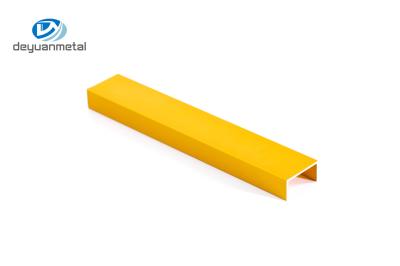 T5 6063 Aluminium U Section Extrusion Anodized Surface 2.5m Length