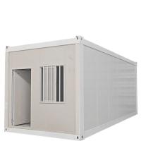 Maison de conteneurs détachable blanche cadre en acier maisons de conteneurs modulaires
