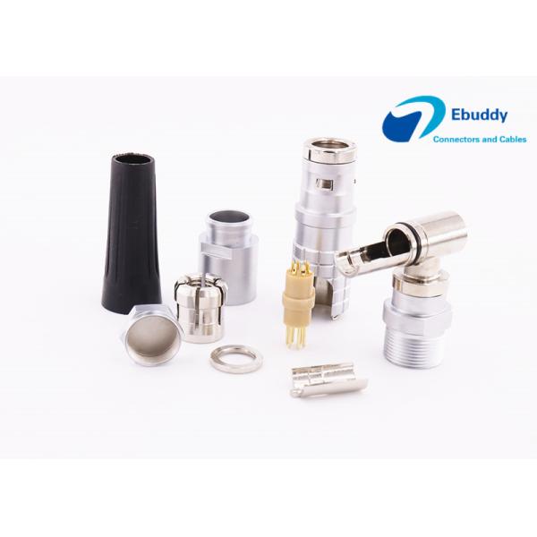 Lemo Fiber Optic Connectors K Series FHG Right Angle 6 Pin Elbow Plug FHG.0K.3026.CLAC