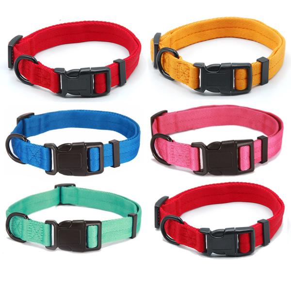 Heat Transfer Pet Training Collars Logo Printed Leather Dog Collars